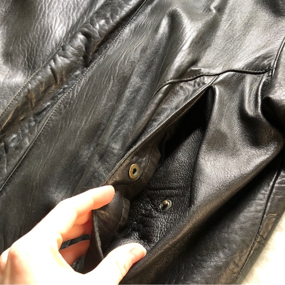 Robert Comstock Endurance black leather jacket - size 40 - Picture 3 of 6